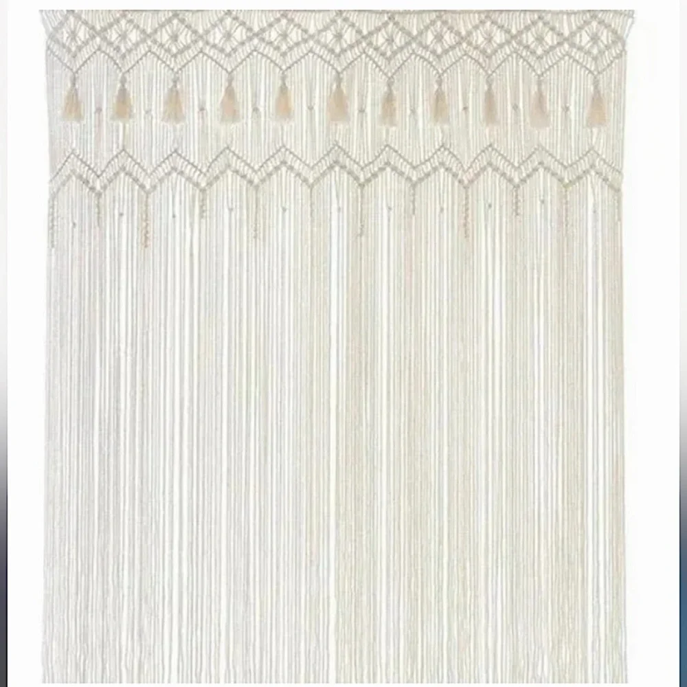 🆕Modern BÖHÖ Soul Embellish’s Handwoven Macrame Curtain/Tapestry/Photo Backdrop